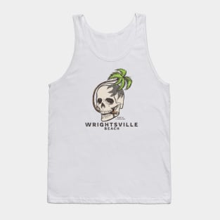 Wrightsville Beach, NC Summertime Vacationing Palm Tree Cigar Tank Top